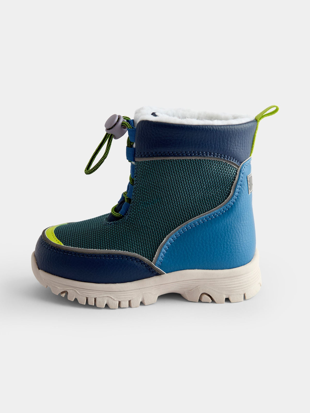JoJo Maman Bébé Blue Drawstring Cosy Snow Boot - image 4