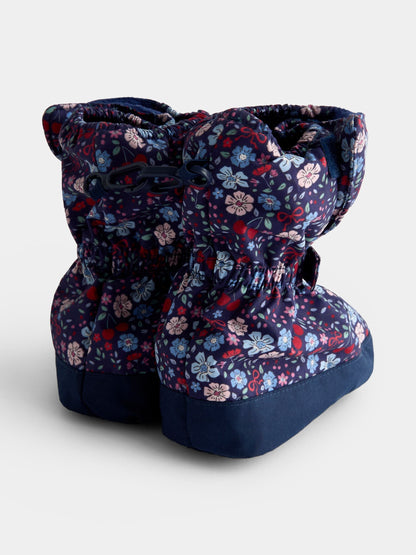 JoJo Maman Bébé Navy Blue Fleece Lined Boots - image 2