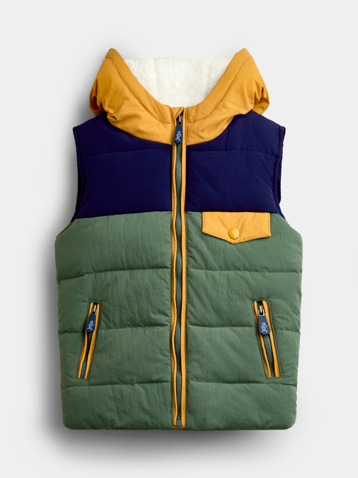 JoJo Maman Bébé Multi Colourblock Gilet - image 1
