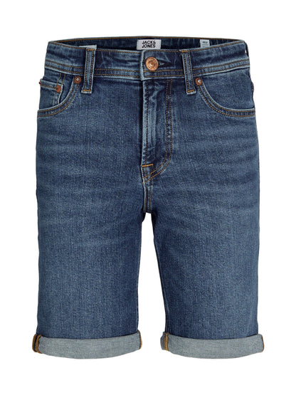 Dsiney Kidz - JACK & JONES Junior Dark Blue Regular Fit Rick Denim Shorts image 5