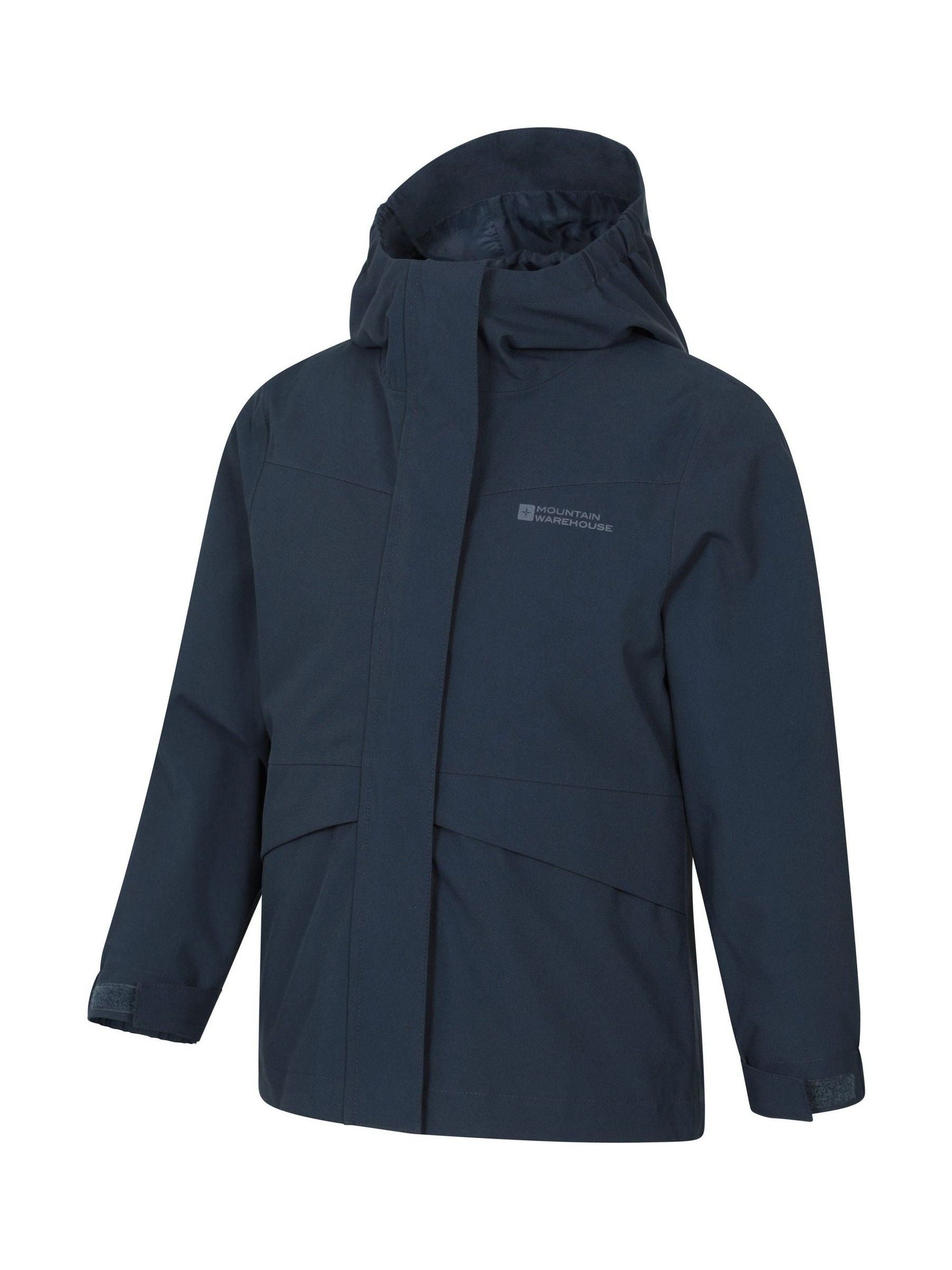 Dsiney Kidz - Mountain Warehouse Blue April Kids Waterproof Jacket image 2