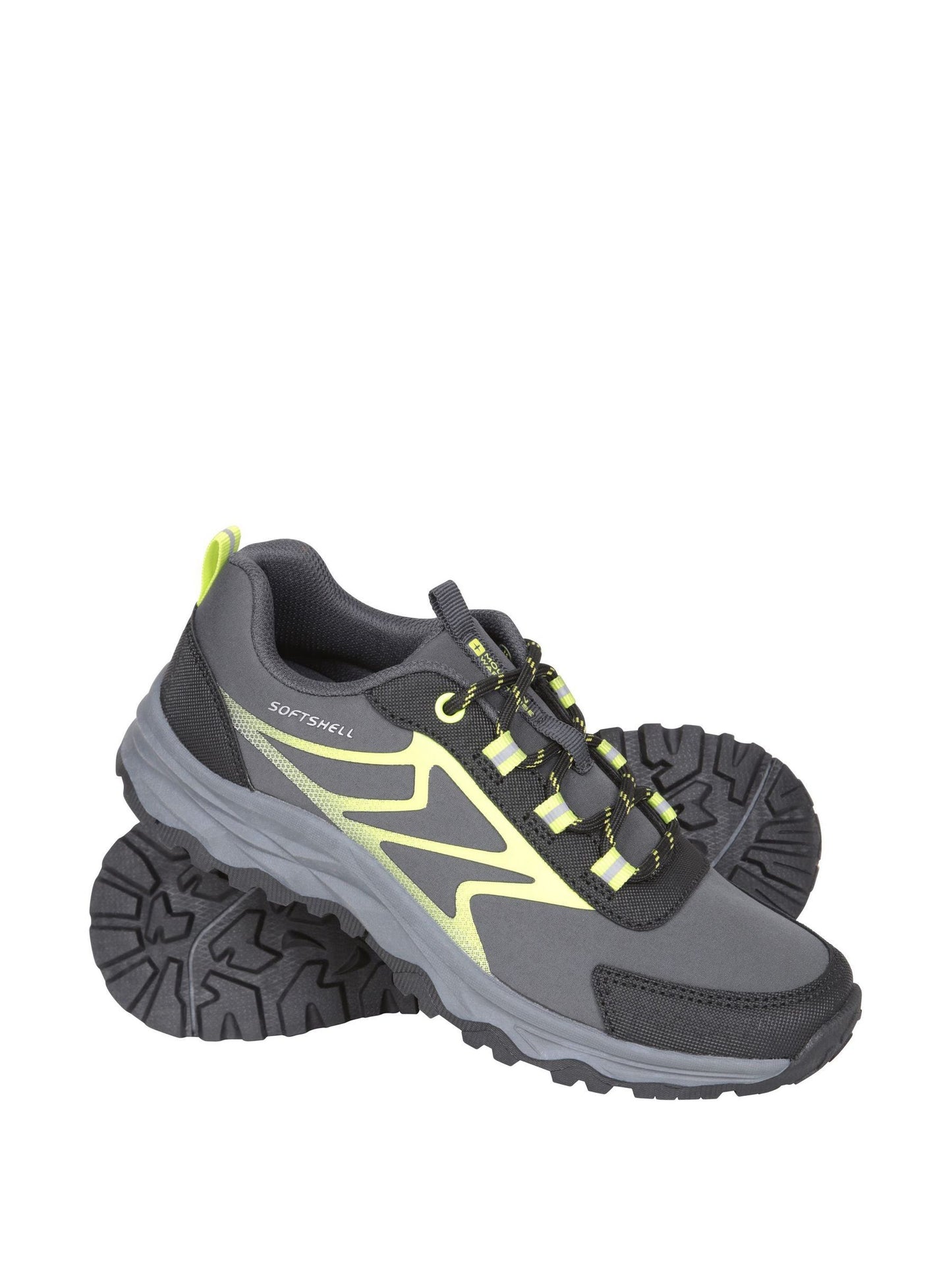Mountain Warehouse Green Softshell Kids Walking Shoes image 3