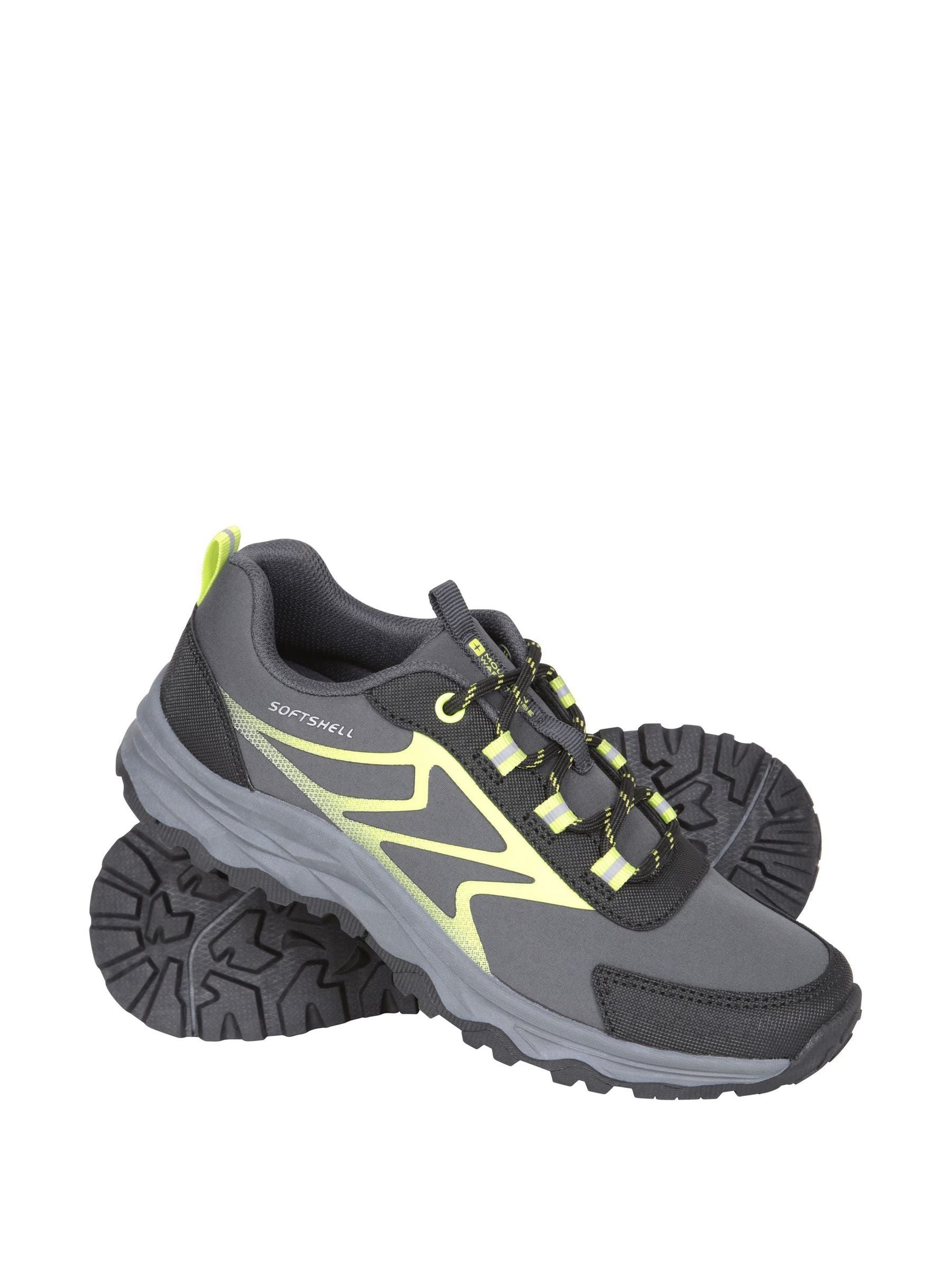 Mountain Warehouse Green Softshell Kids Walking Shoes image 3