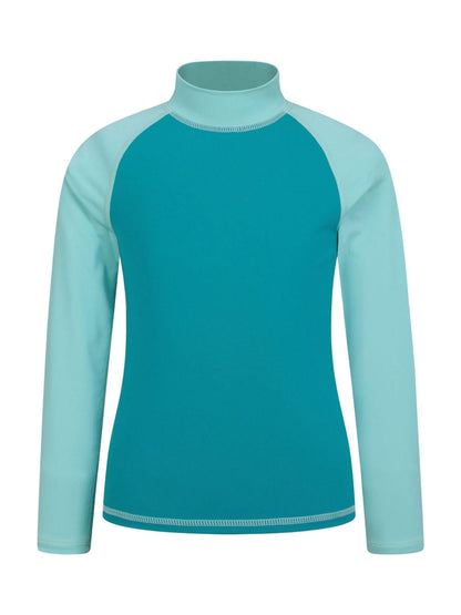 Dsiney Kidz - Mountain Warehouse Pale Blue Long Sleeve Rash Vest image 1