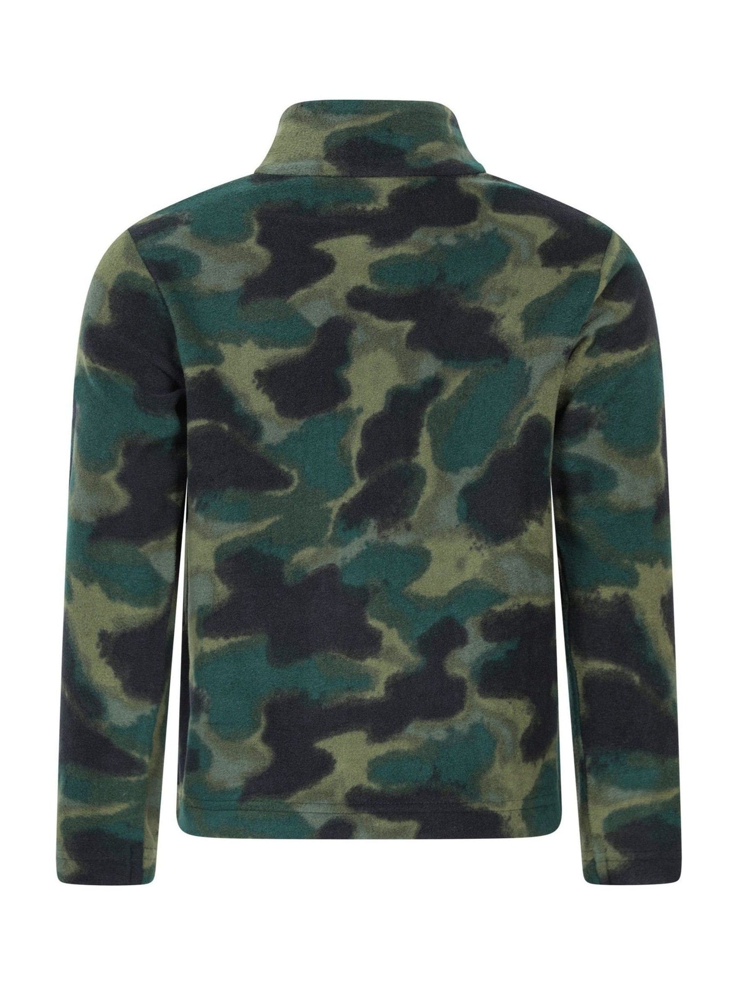Dsiney Kidz - Mountain Warehouse Green Pursuit Printed Kids Half-Zip Fleece image 4