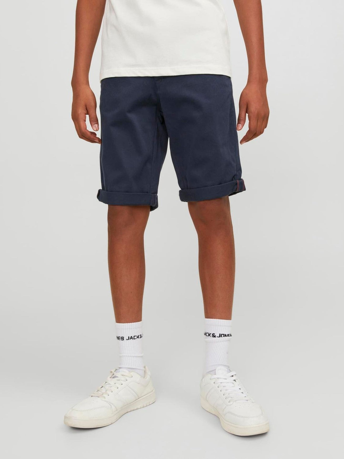 Dsiney Kidz - JACK & JONES Junior Blue Chino Shorts image 1