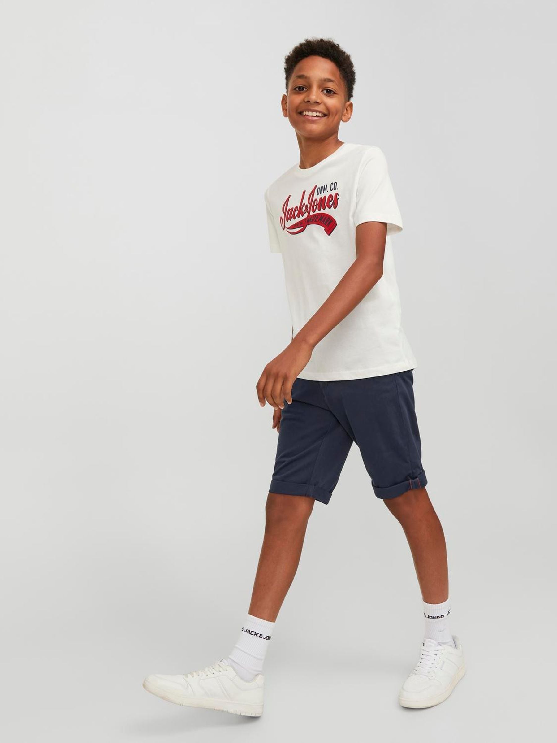 Dsiney Kidz - JACK & JONES Junior Blue Chino Shorts image 2