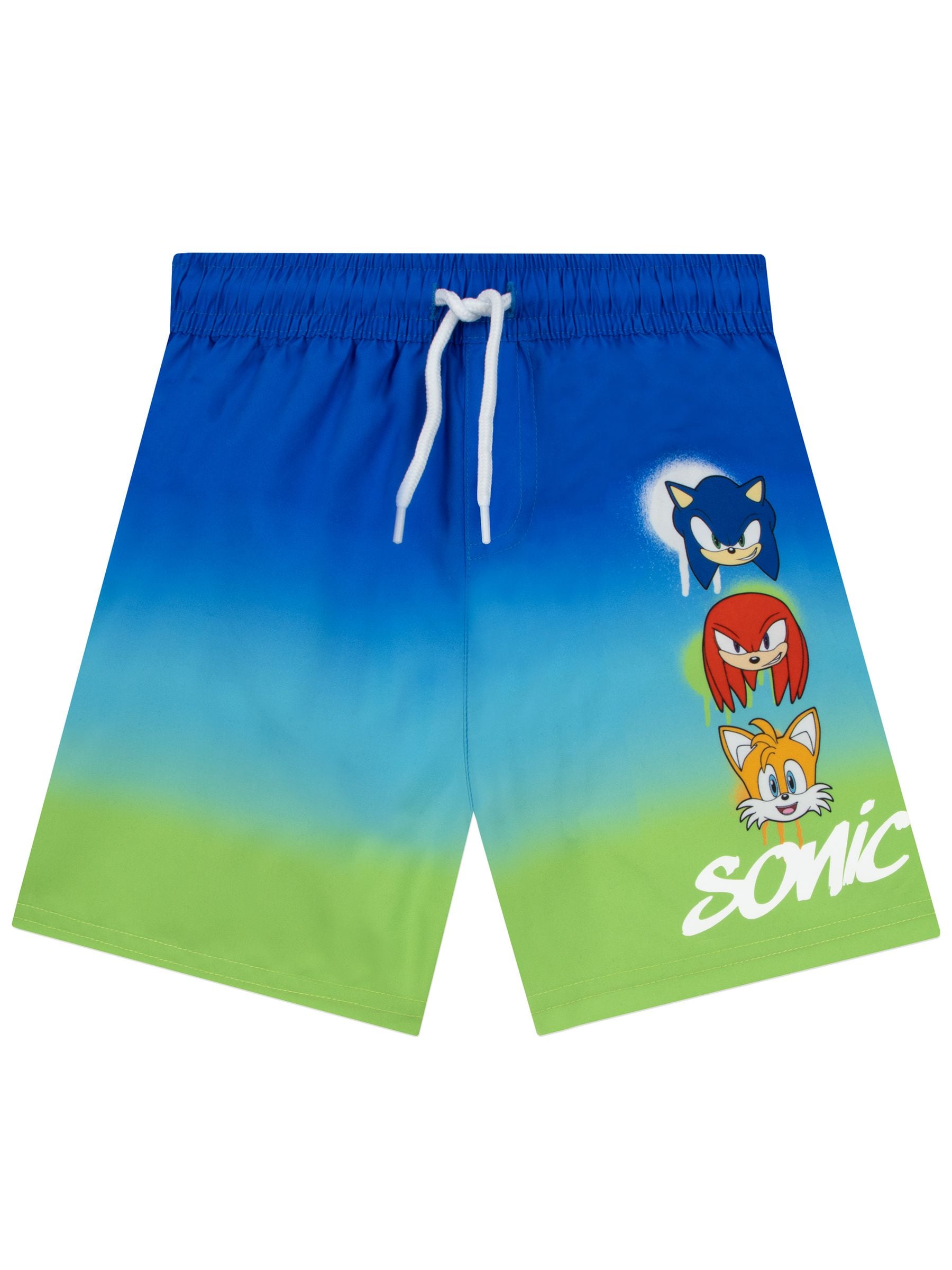 Character Blue Sonic The Hedgehog Swim Shorts image 1
