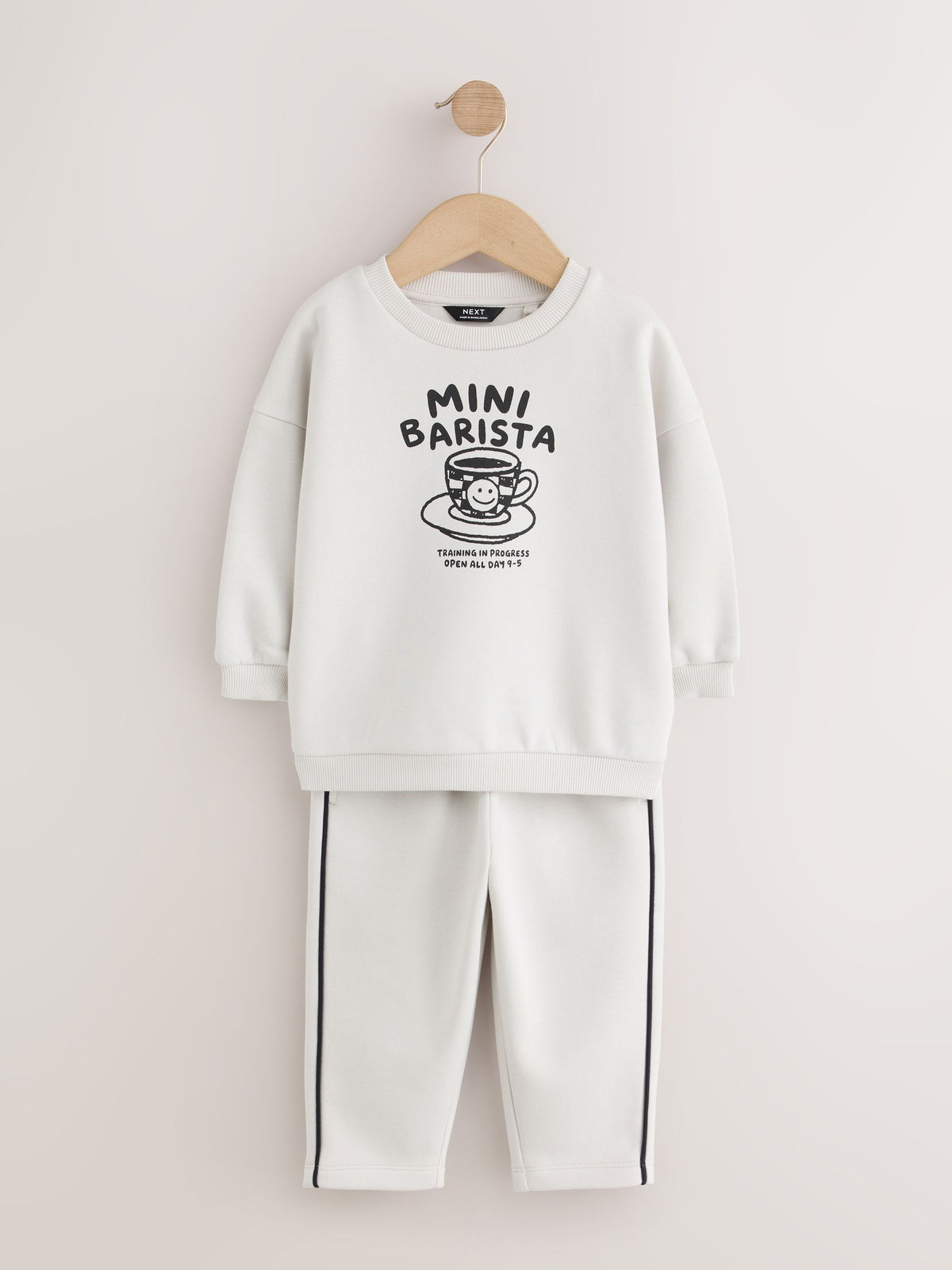 Ecru Crew Neck Joggers Set 4 Piece (3mths-7yrs) - image 2