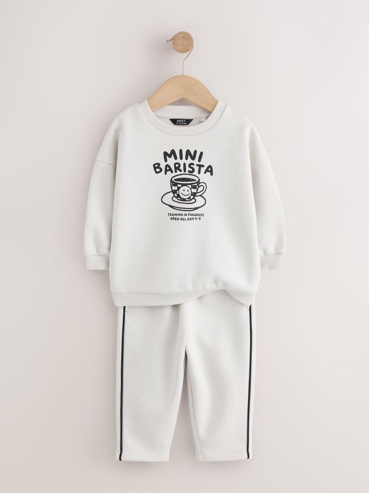 Ecru Crew Neck Joggers Set 4 Piece (3mths-7yrs) - image 3