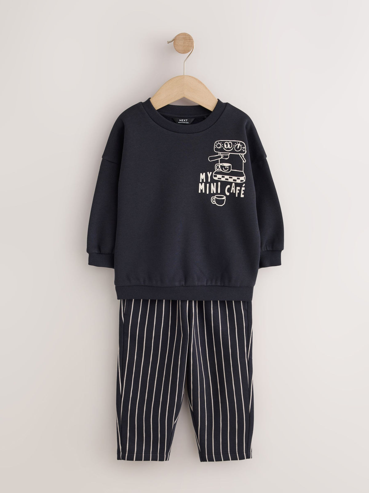 Ecru Crew Neck Joggers Set 4 Piece (3mths-7yrs) - image 4