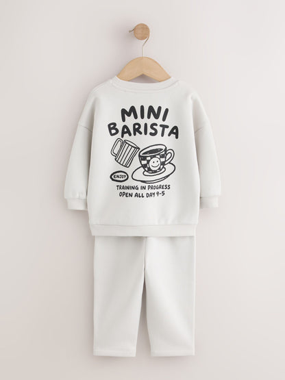 Ecru Crew Neck Joggers Set 4 Piece (3mths-7yrs) - image 6