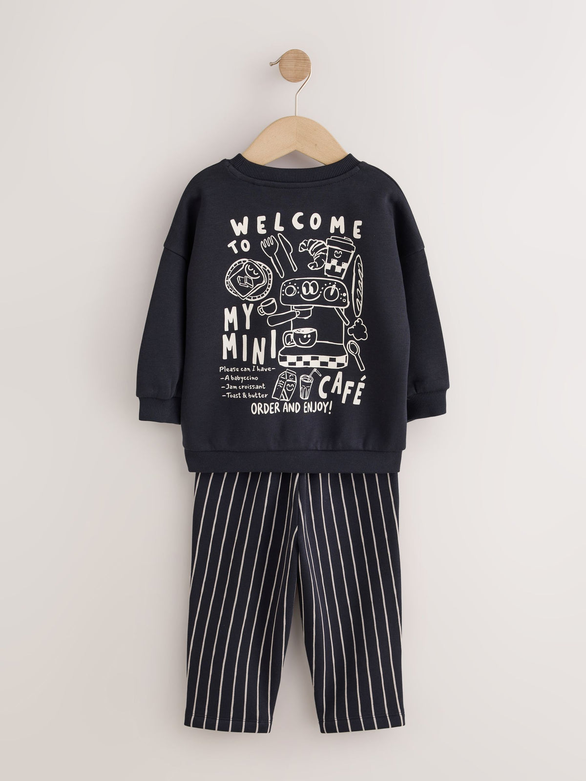 Ecru Crew Neck Joggers Set 4 Piece (3mths-7yrs) - image 7