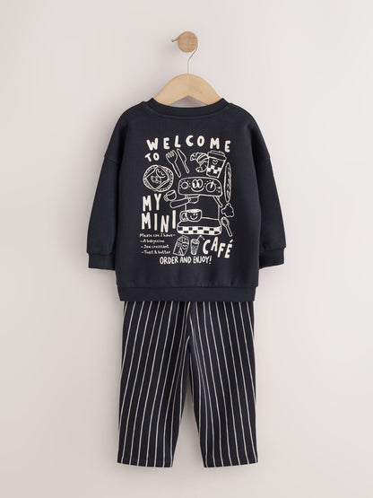 Ecru Crew Neck Joggers Set 4 Piece (3mths-7yrs) - image 7