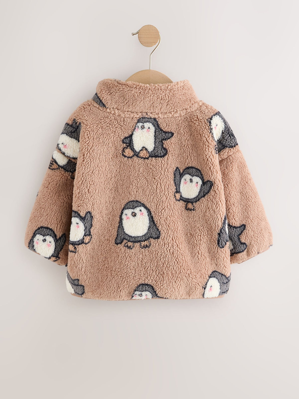 Dsiney Kidz - Brown Penguin Half Zip Fleece (3mths-7yrs) image 6
