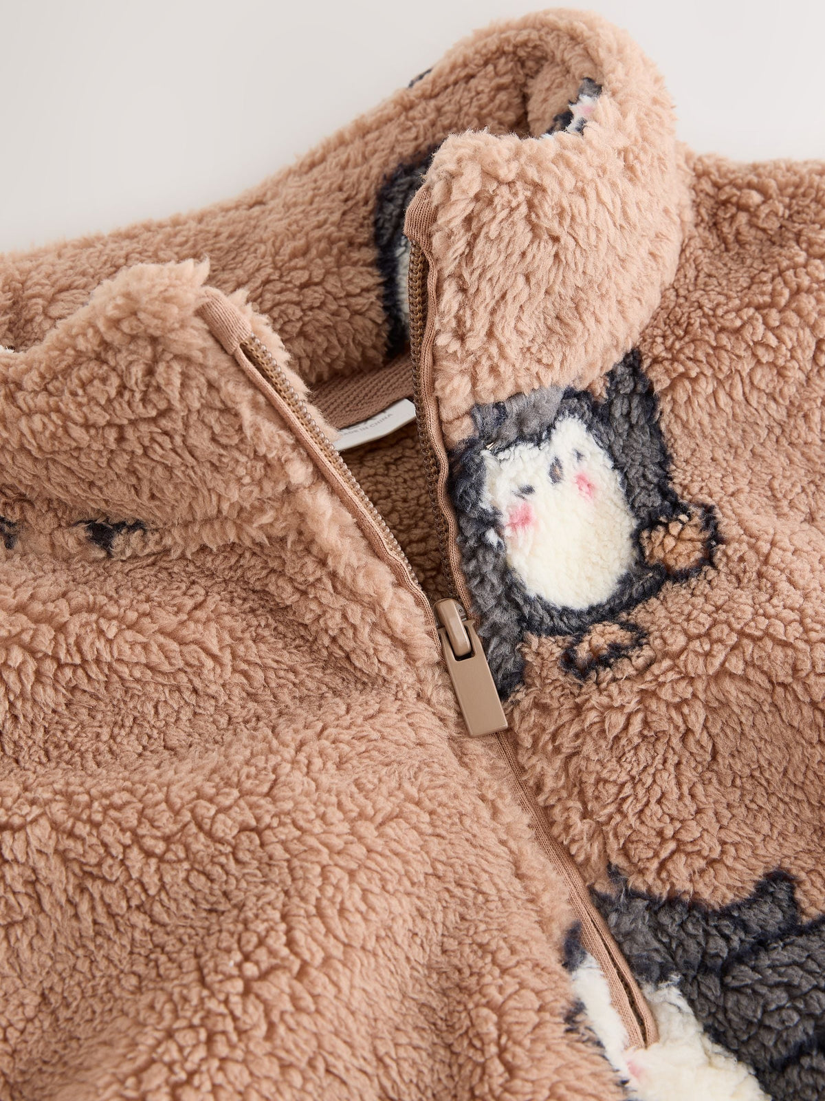Dsiney Kidz - Brown Penguin Half Zip Fleece (3mths-7yrs) image 7