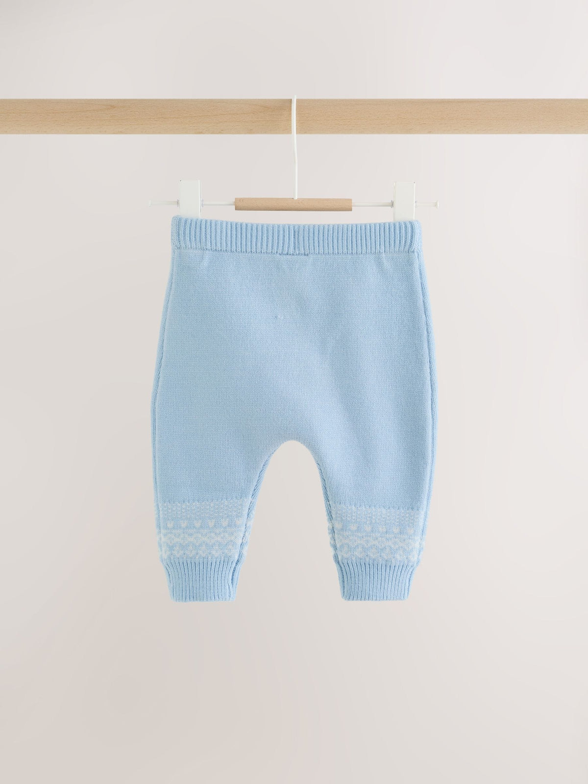 Blue Fairisle Baby Knitted Jumper and Leggings Set (0mths-2yrs) - image 5
