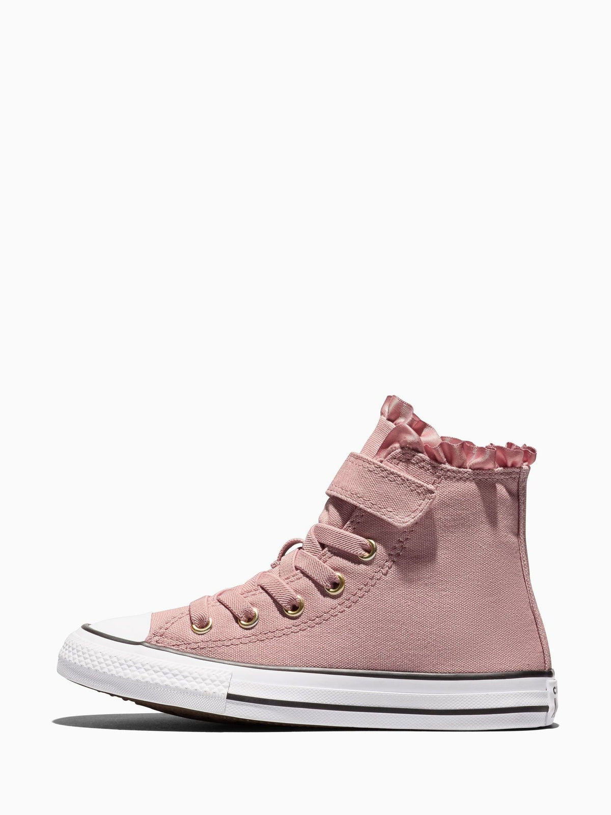 Converse Pink Chuck Taylor All Star Frills High Trainers - image 2