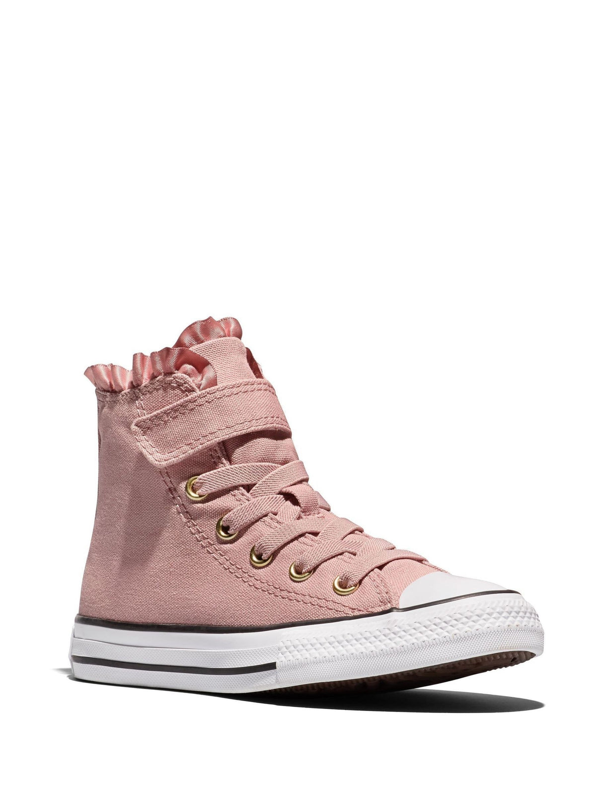 Converse Pink Chuck Taylor All Star Frills High Trainers - image 3