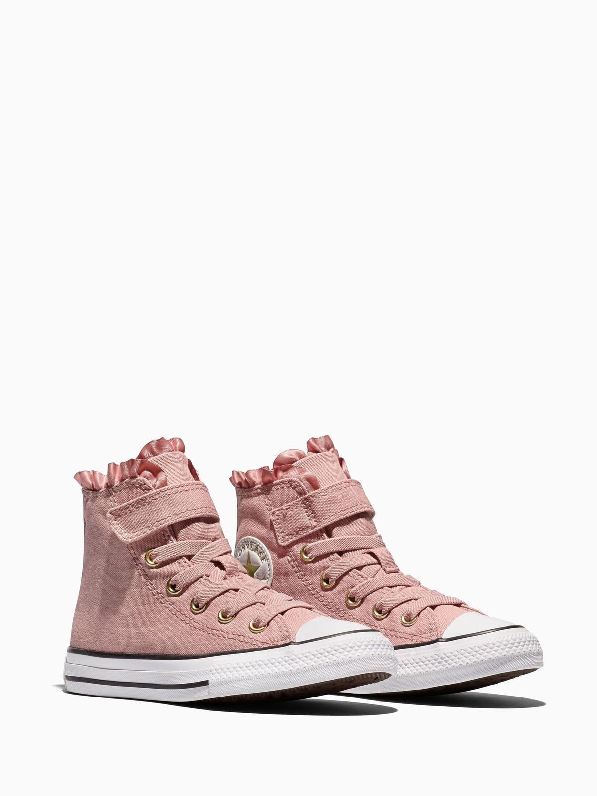 Converse Pink Chuck Taylor All Star Frills High Trainers - image 4
