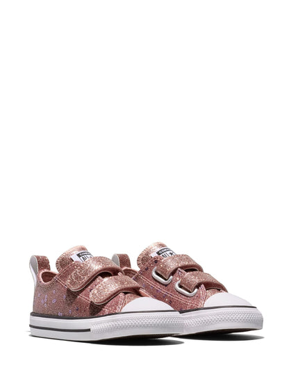 Dsiney Kidz - Converse Pink Chuck Taylor Glitter Sequins Low Trainers image 2