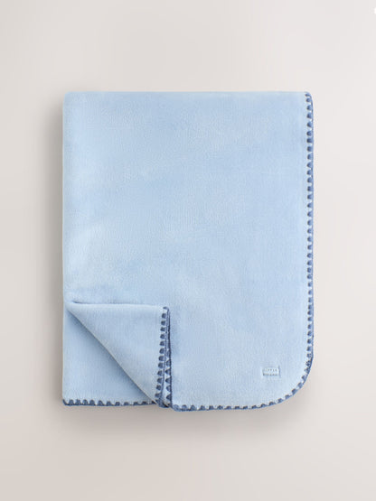 Blue Supersoft Fleece Baby Blanket - image 1