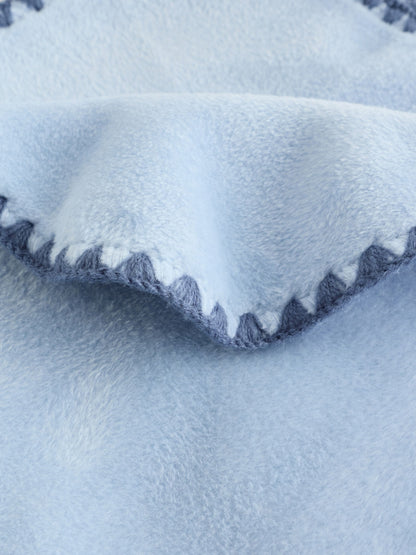 Blue Supersoft Fleece Baby Blanket - image 2