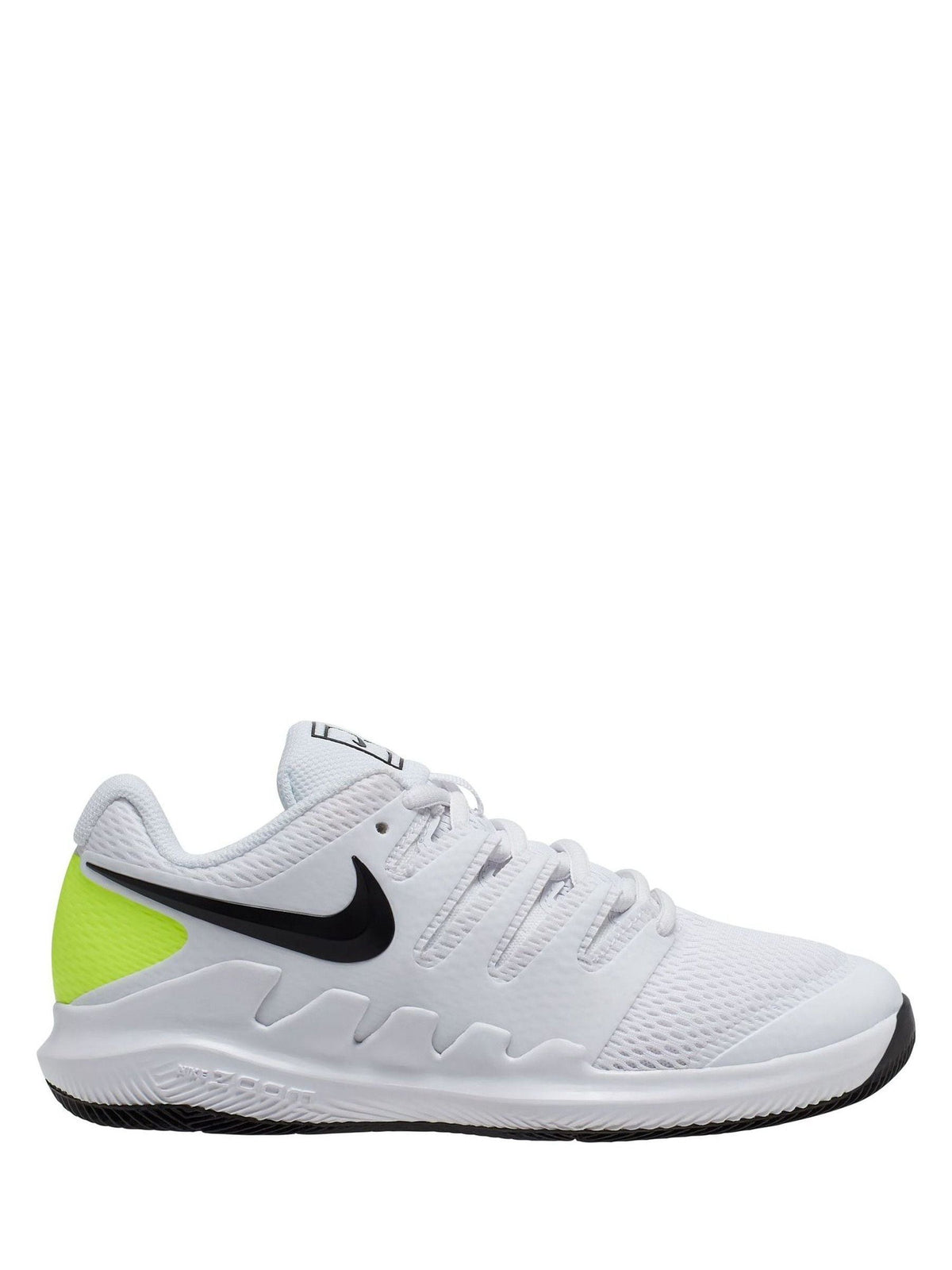 Nike White Volt NikeCourt Junior Vapor X Little/Tennis Trainers - image 1