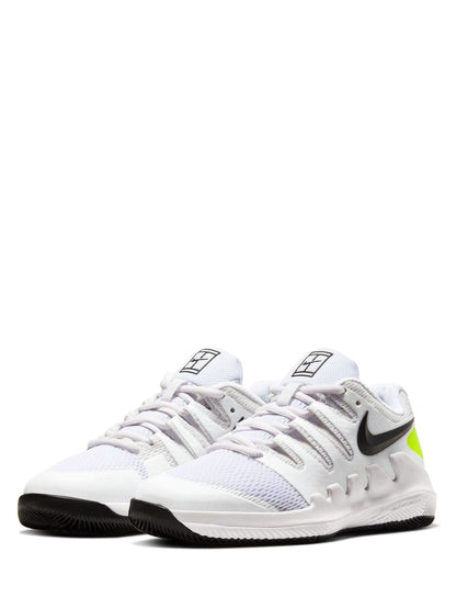 Nike White Volt NikeCourt Junior Vapor X Little/Tennis Trainers - image 4