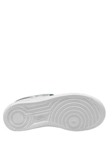 Nike White/Grey Silver Youth Air Force 1 Trainers - image 3