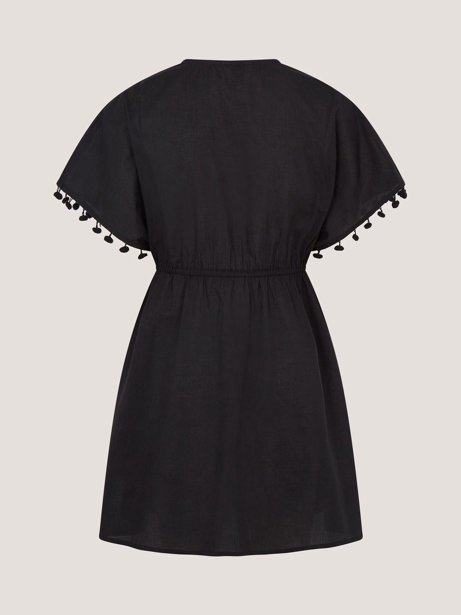 Dsiney Kidz - Monsoon Black Floral Embroidered Kaftan image 2