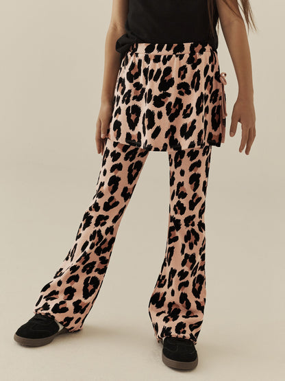 Animal Skirt Layered Kick Flare Leggings (3-16yrs) - image 2