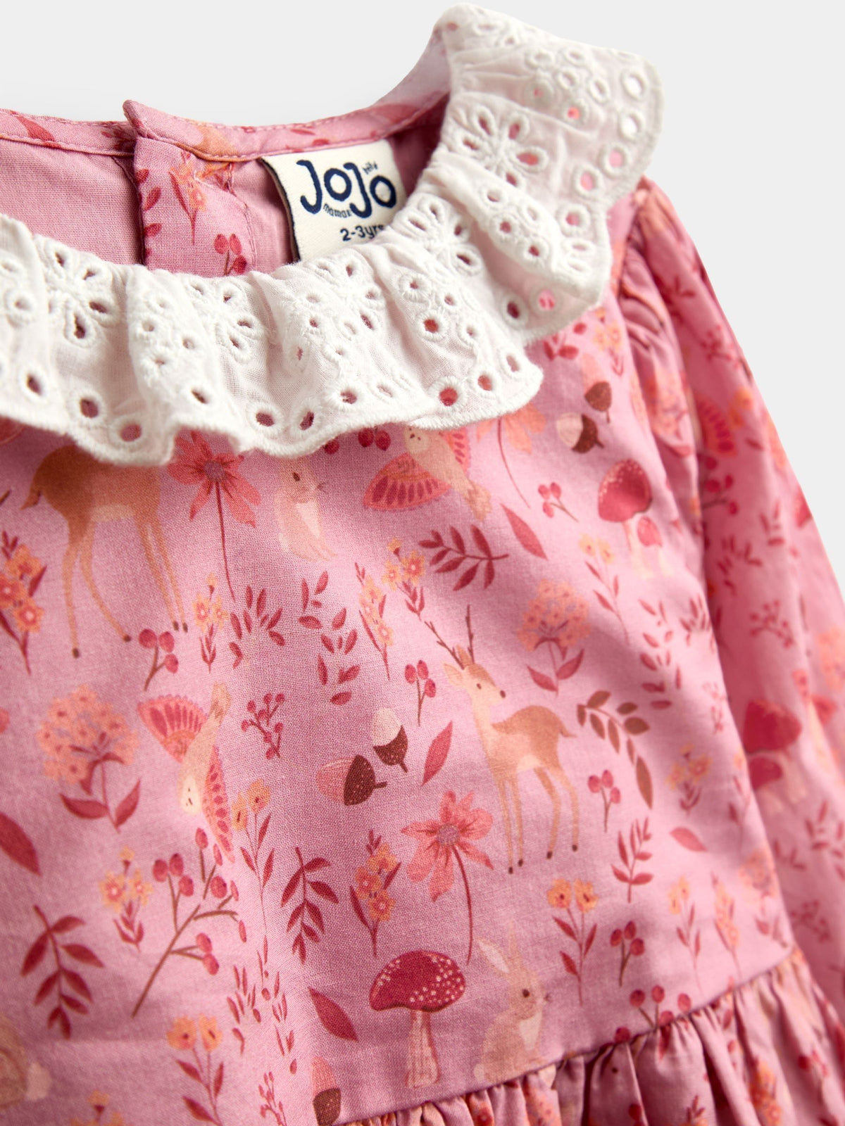 JoJo Maman Bébé Dark Red Woodland Character Dress & Knitted Vest Set - image 6