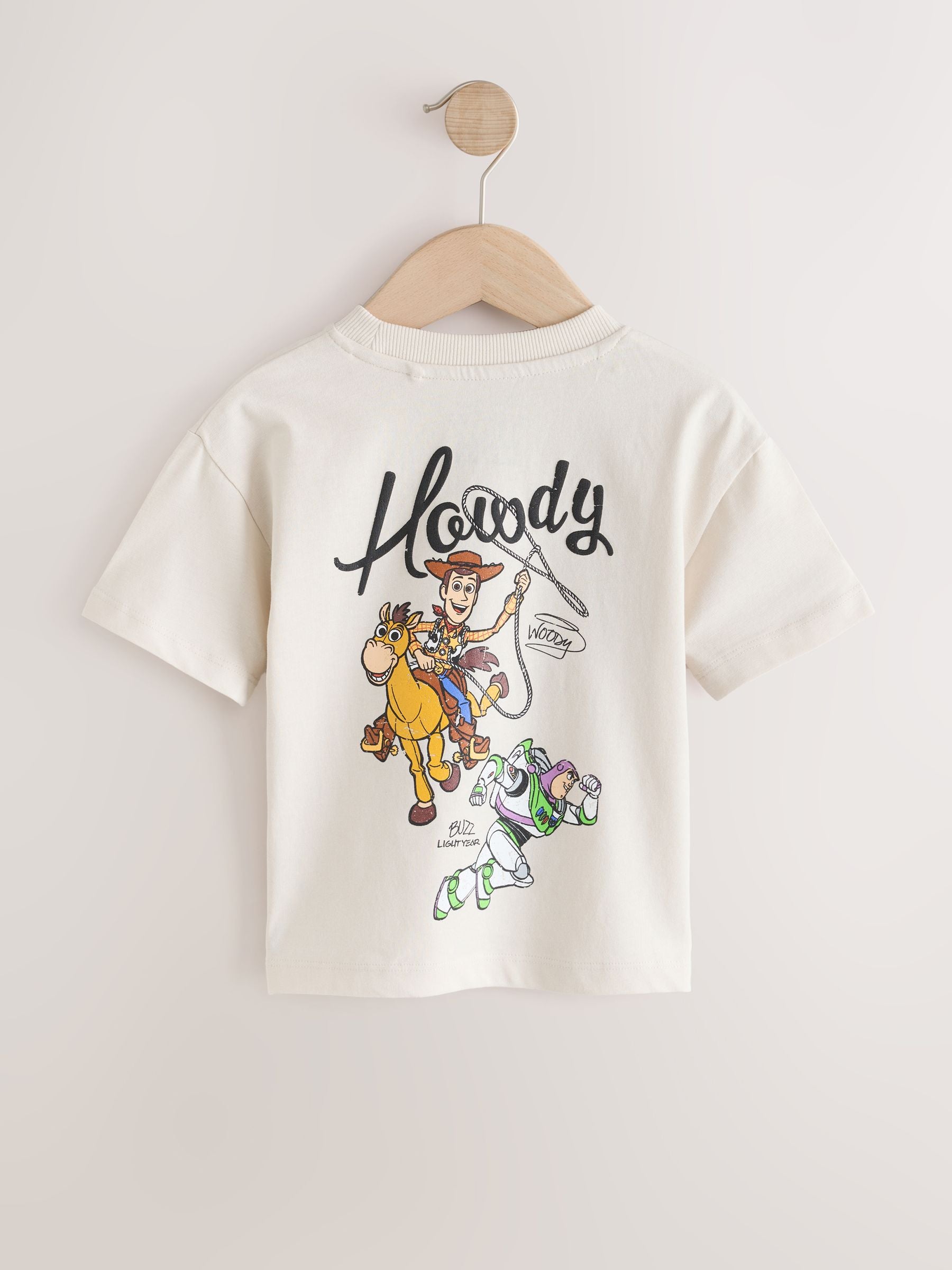Ecru Toy Story Short Sleeve T-Shirt (3mths-8yrs) image 2