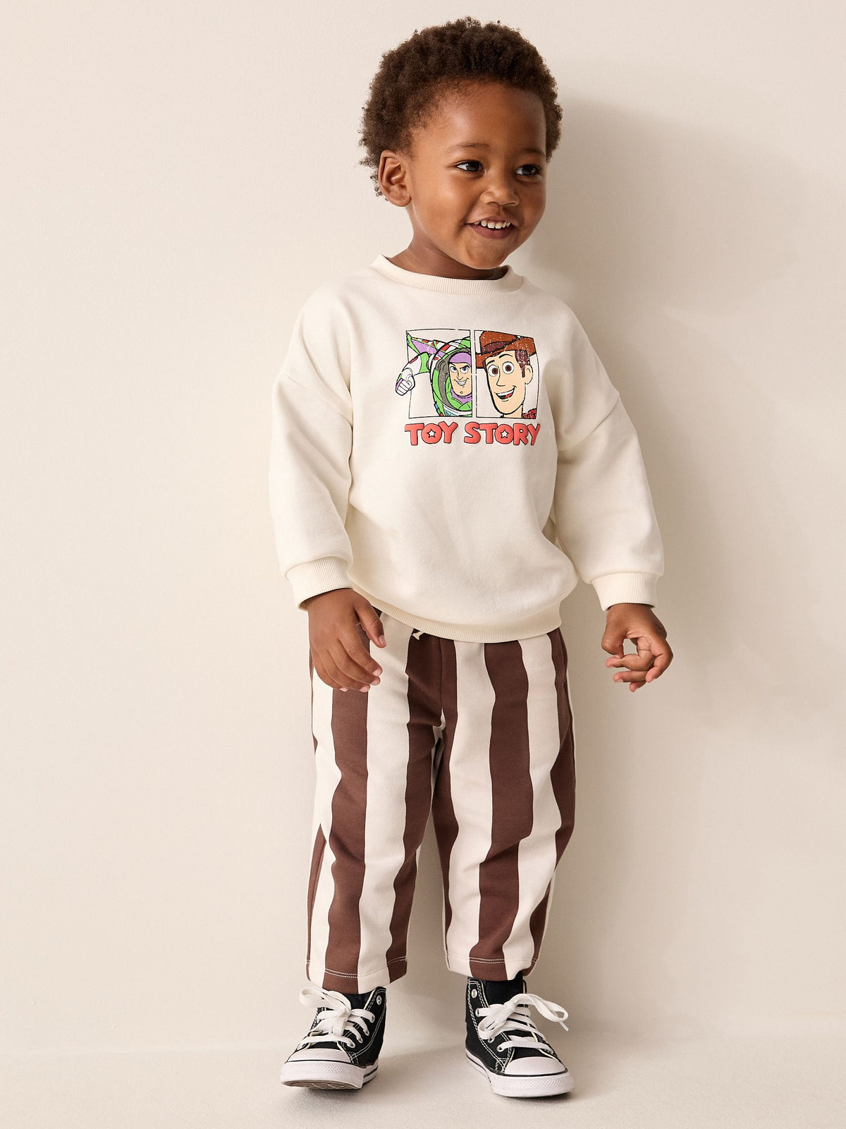 Ecru Toy Story Crew and Joggers Set (3mths-8yrs) - image 1