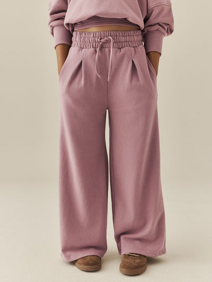Pink Off Shoulder Sweatshirt and Joggers Set (3-16yrs) - image 4