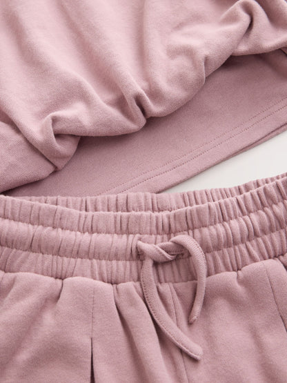 Pink Off Shoulder Sweatshirt and Joggers Set (3-16yrs) - image 8