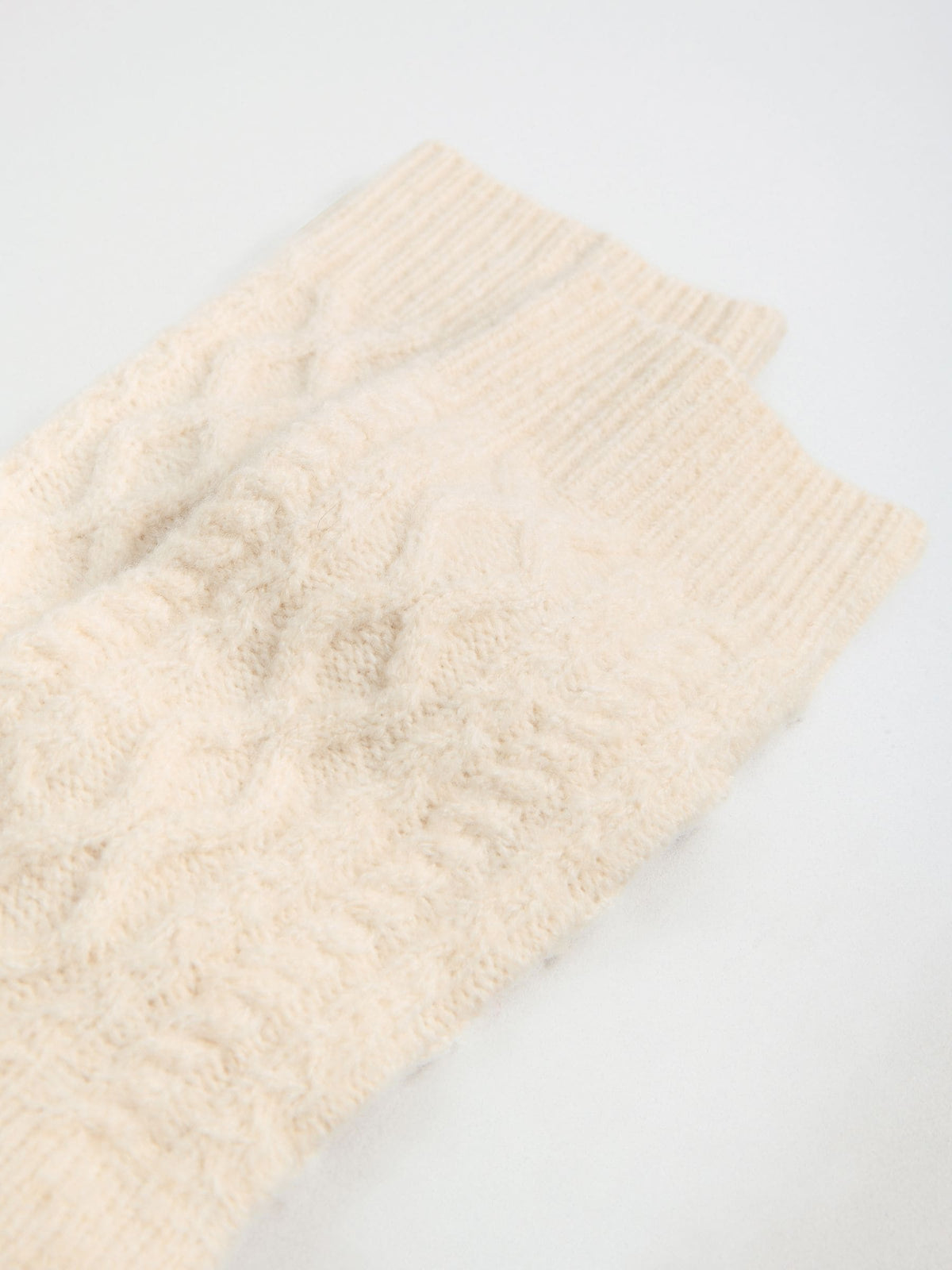 Lipsy Cream Cable Knit Bed Socks - image 3