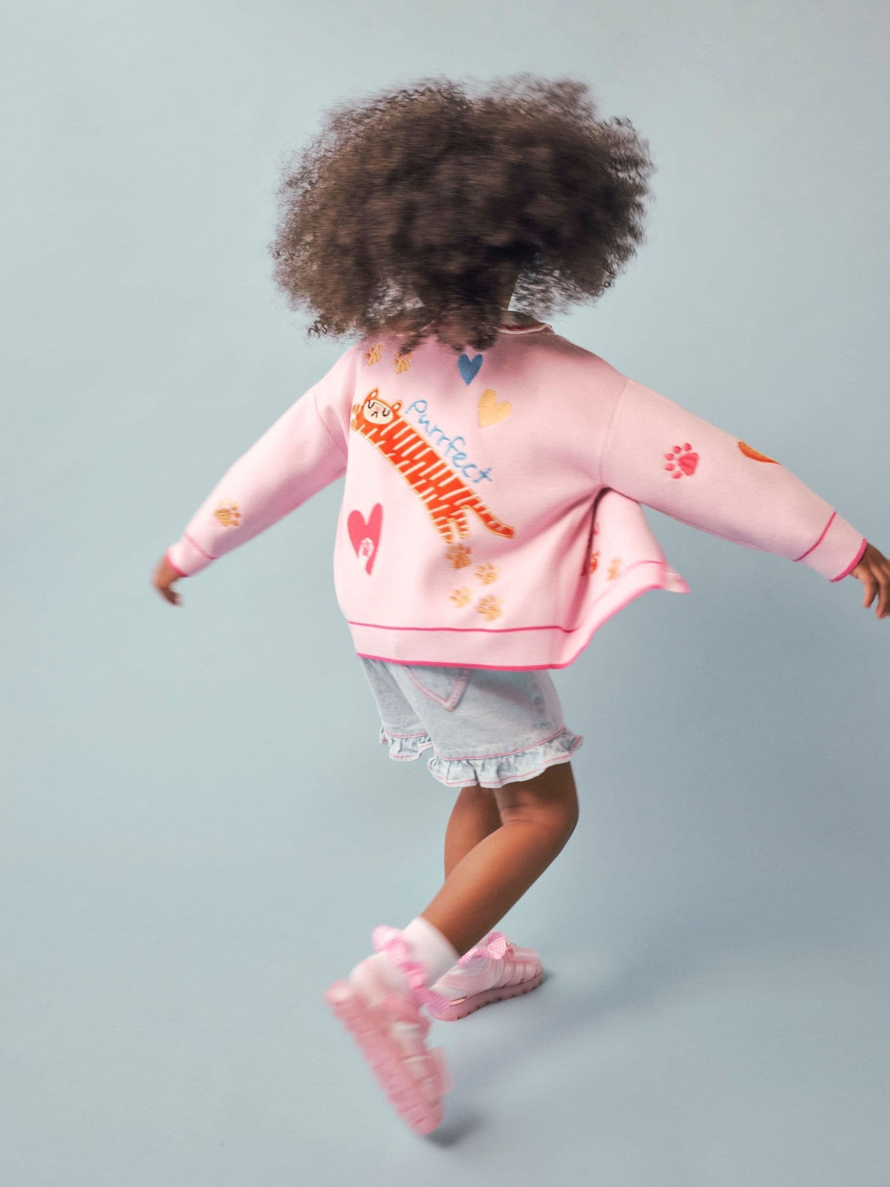 Dsiney Kidz - River Island Pink Abbie Rosie Cardigan image 2