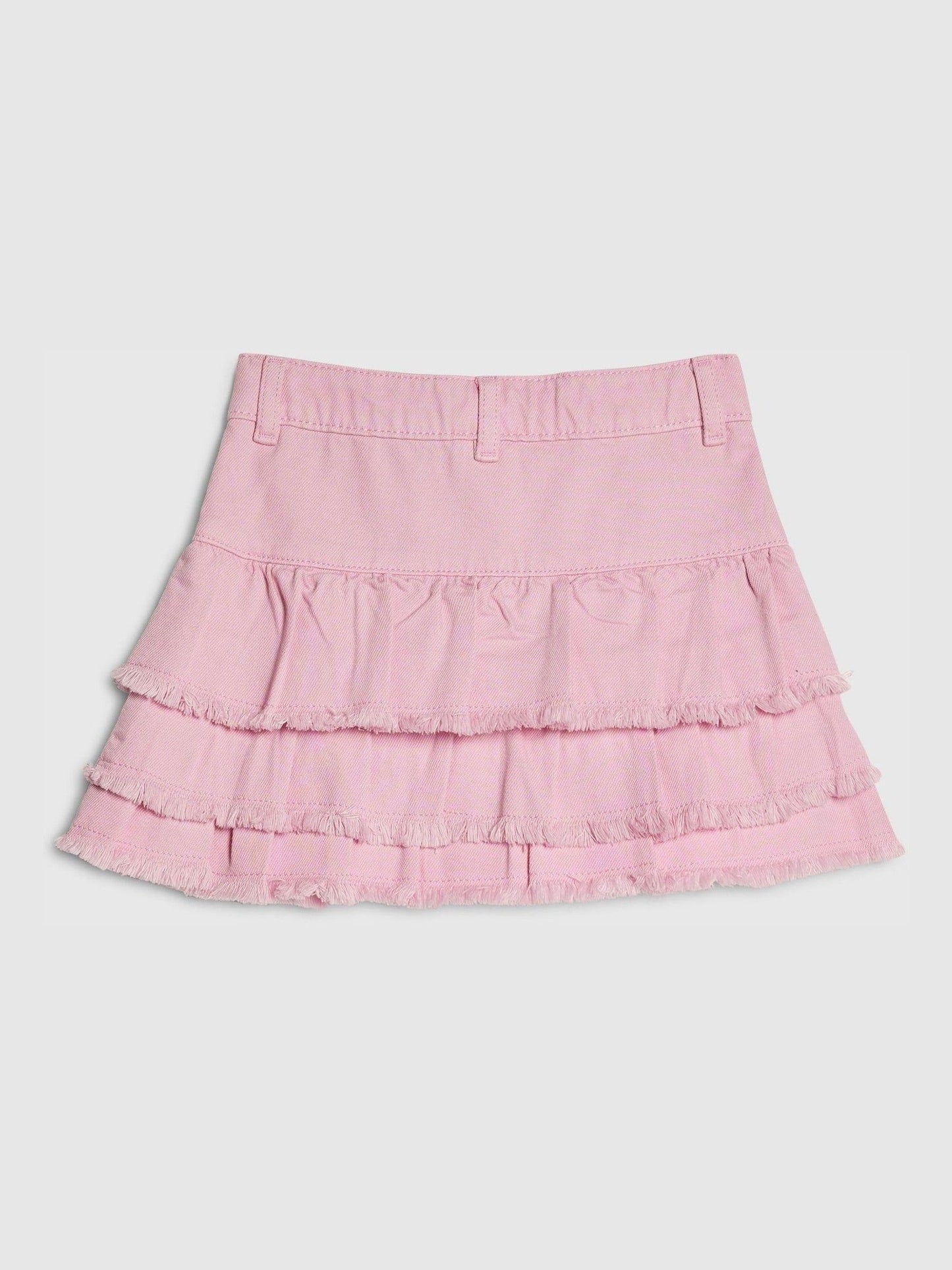 Dsiney Kidz - River Island Pink Denim Rara Skirt With Keychain image 2