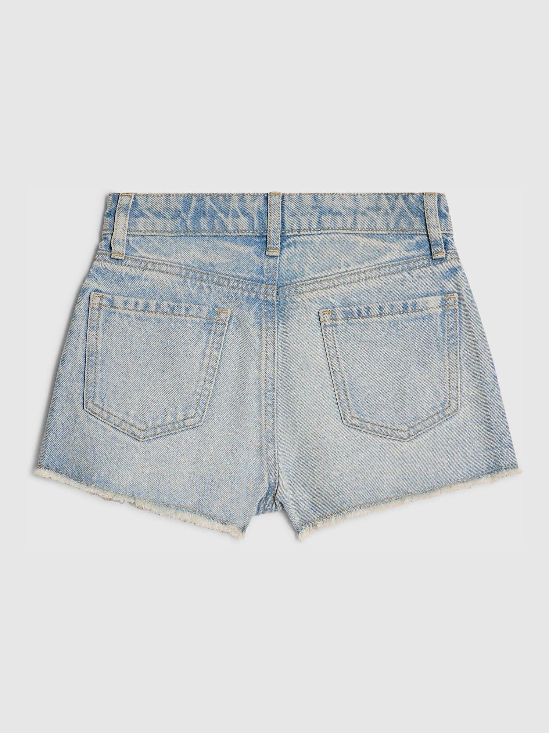 Dsiney Kidz - River Island Blue Seahorse Print Hotfix Shorts image 4