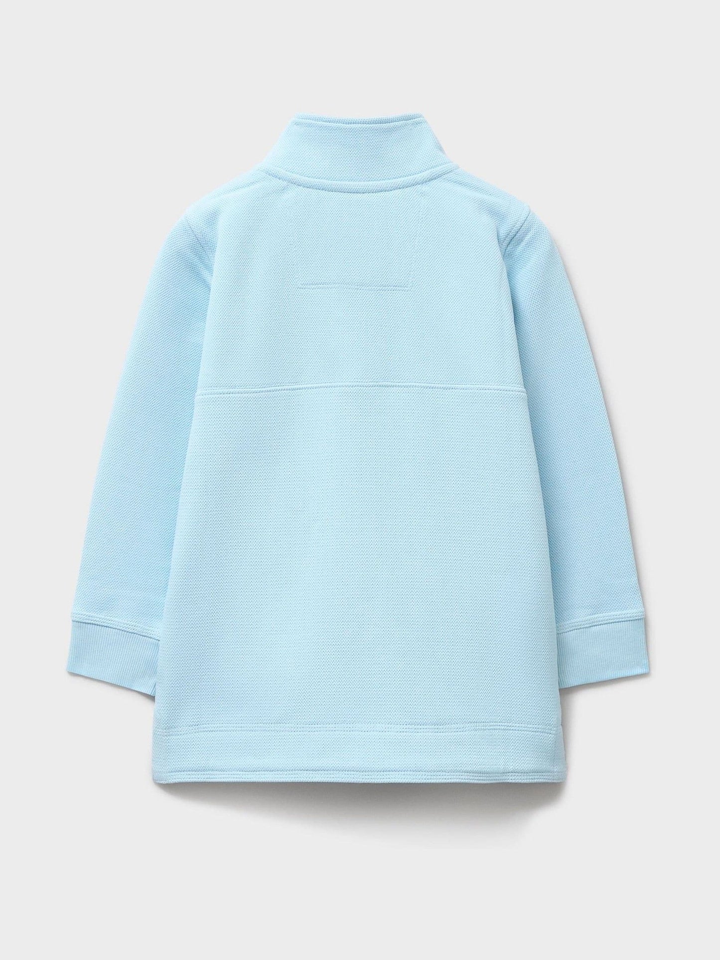 Dsiney Kidz - Crew Clothing Company Blue Padstow Pique Sweatshirt image 2