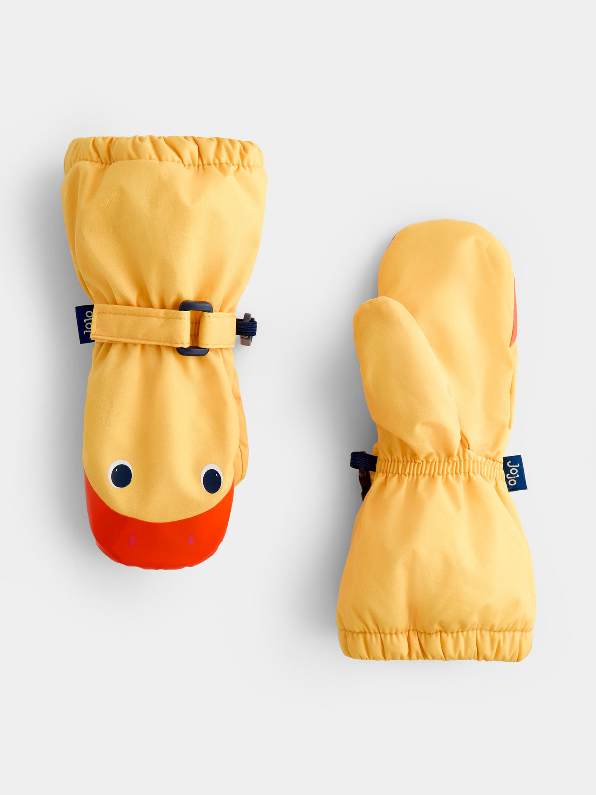 JoJo Maman Bébé Yellow Duck Fleece Lined Mittens - image 3