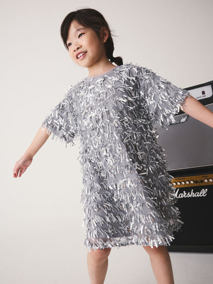 Silver Tassel Dress (3-16yrs) - image 1