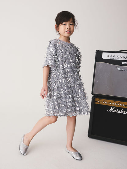 Silver Tassel Dress (3-16yrs) - image 2