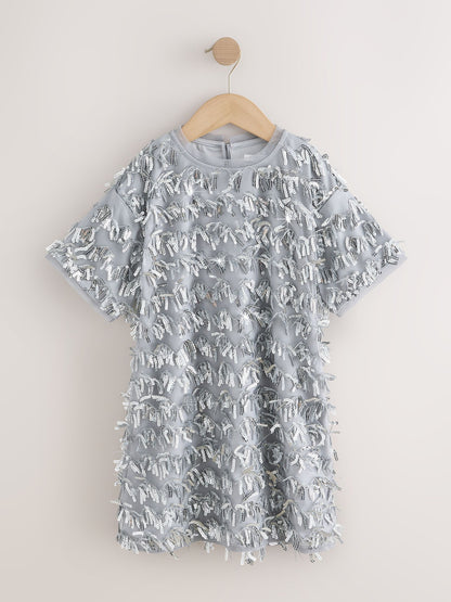 Silver Tassel Dress (3-16yrs) - image 5