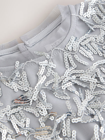 Silver Tassel Dress (3-16yrs) - image 8