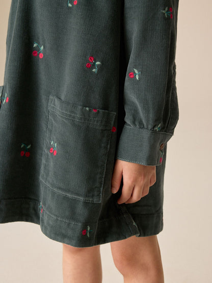 Green Green Cord Dress (3-16yrs) - image 4