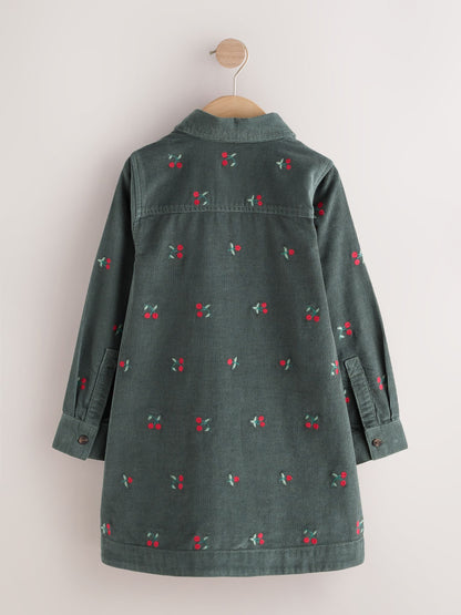 Green Green Cord Dress (3-16yrs) - image 6