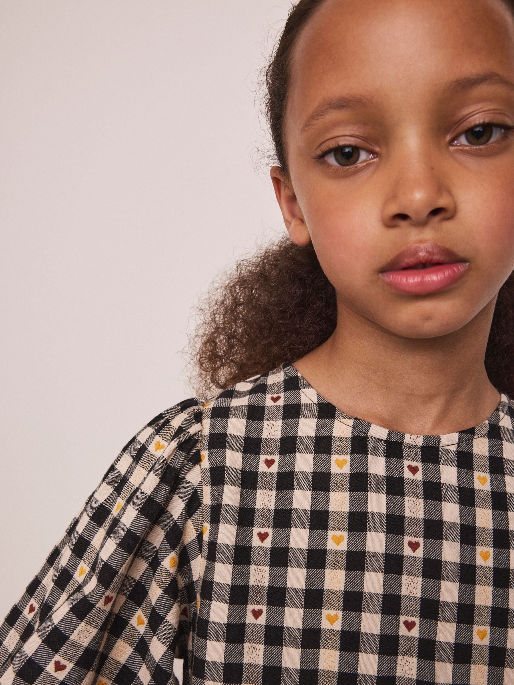 Dsiney Kidz - Black/White Check Tiered Dress (3-16yrs) image 4
